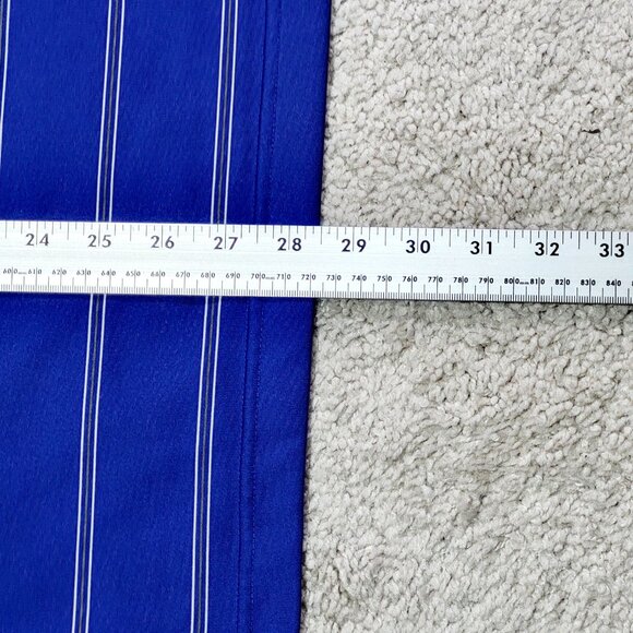 Antigua Tampa Bay Lightning Polo Shirt Men L Blue Striped Golf Performance - Picture 8 of 8